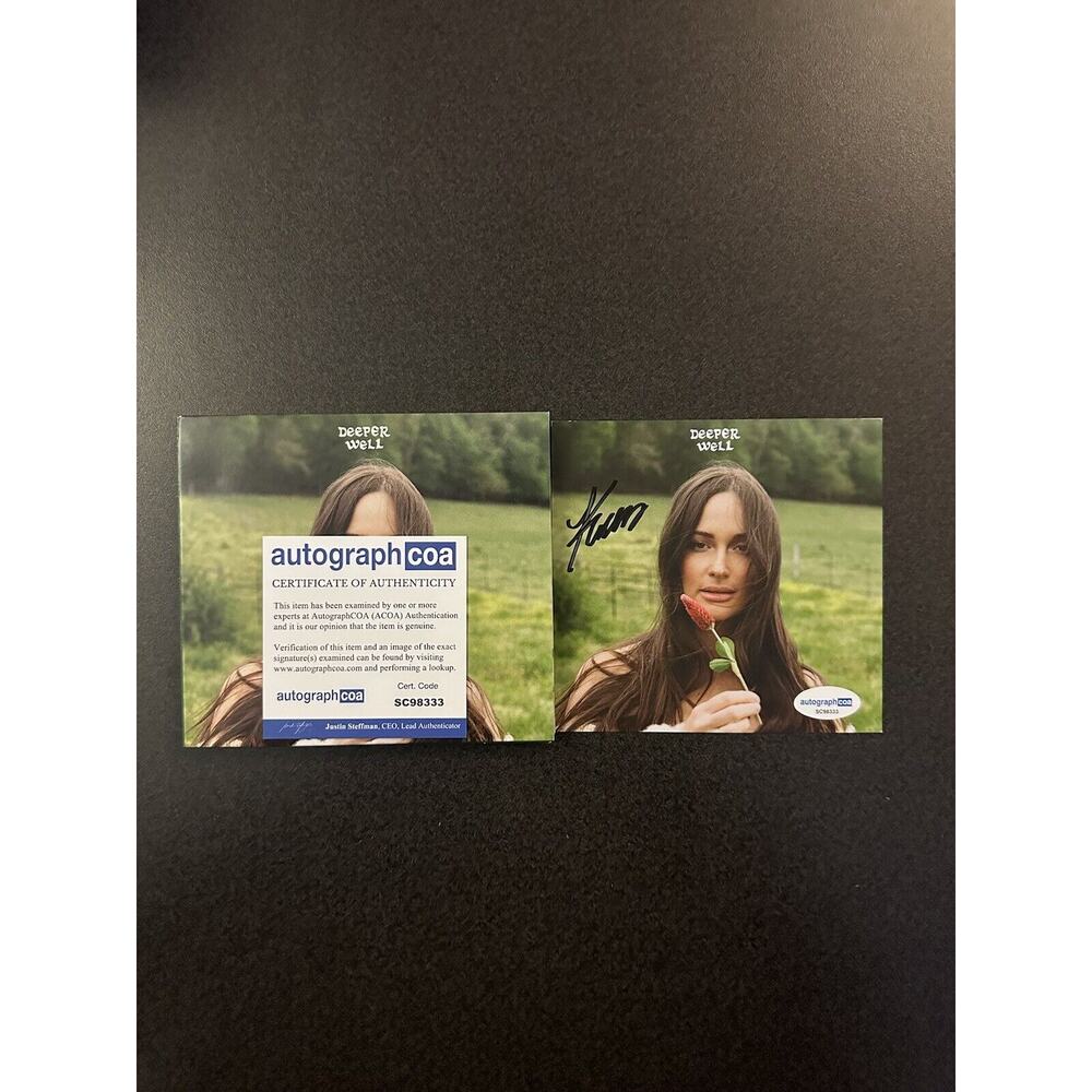 SIGNED Kacey Musgraves Autographed Deeper Well CD COA ACOA #SC98333